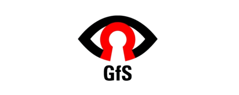 GfS logo — emergency exit security manufacturer